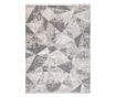 модерен килим REBEC ресни 51192A - две нива на руно сметана / сив 280x370 cm  280x370 см