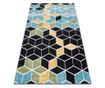 Covor POLI 9139A cub 3D negru / albastru 120x170 cm  120x170 cm thumbnail 1