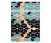 Covor POLI 9139A cub 3D negru / albastru 120x170 cm  120x170 cm thumbnail 2