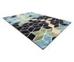 Covor POLI 9139A cub 3D negru / albastru 120x170 cm  120x170 cm thumbnail 3