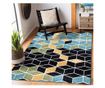 Covor POLI 9139A cub 3D negru / albastru 120x170 cm  120x170 cm thumbnail 4