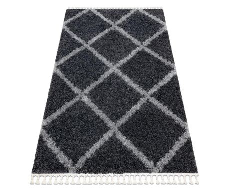 Covor UNION 3482 spalier gri Franjuri shaggy pletos 80x150 cm  80x150 cm