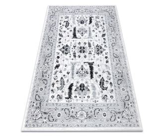 Килим ARGENT – W7039 цветя сив / черен 160x220 cm  160x220 см