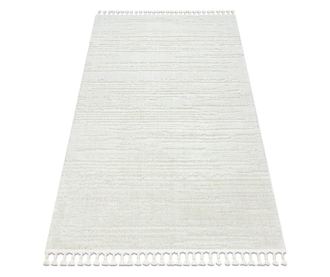Covor SEVILLA AC53B dunga alb Franjuri Berber shaggy 80x150 cm  80x150 cm