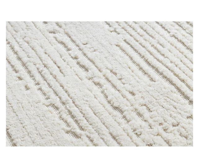 Covor SEVILLA AC53B dunga alb Franjuri Berber shaggy 80x150 cm  80x150 cm