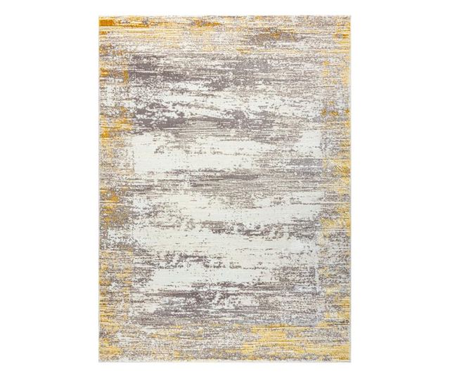 Covor CORE W9775 Cadru, Umbrita - structural, doua niveluri de lana, fildes / bej 180x270 cm  180x270 cm