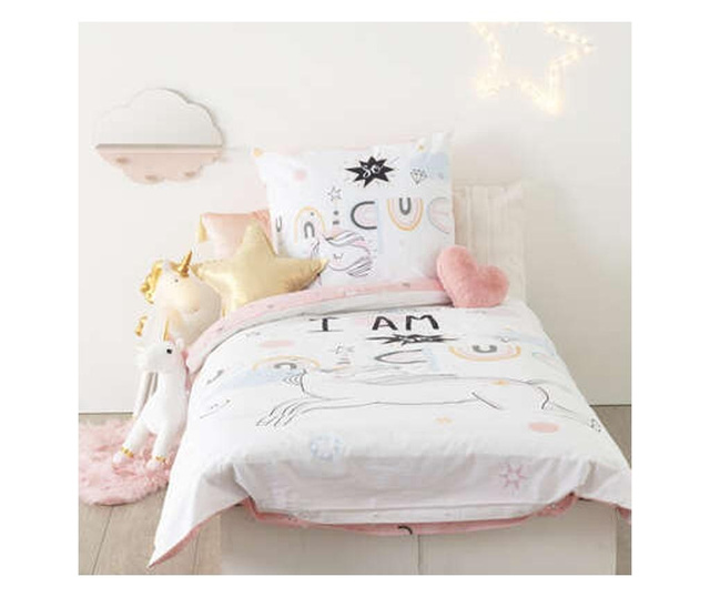 Set de pat copii, unicorn, 140 x 200 cm  140x200 cm