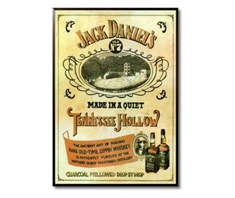 Tablou jack daniel's, 31x44 cm