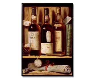 Tablou malt whiskey, 31x44 cm