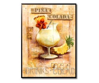 Tablou pina colada, 31x42 cm