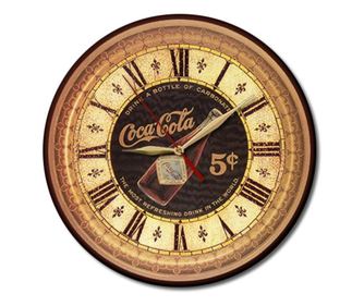 Ceas de perete - coca cola, diametru 31 cm