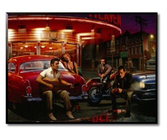 Tablou legendary crossroads, 31x42 cm