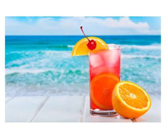 Vászonfestmény konyhába és bárba, printly, cocktail on the beach, 70 x 50 cm