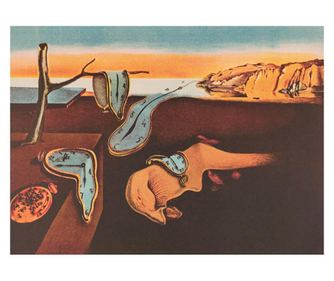 Vászonkép printly, reprodukció dali, persistence of memory, 100 cm x 70 cm