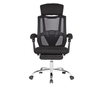 Scaun directorial ergonomic Relax, mesh/textil, negru