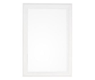 Fali tükör fehér fa kerettel Sanzio 60x3x90 cm