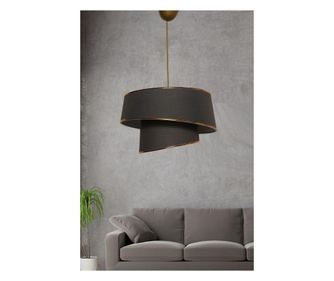 Lustra Fullhouse, Barette, corp din metal, Incandescent, max. 40 W, E27, auriu/gri antracit, 32x32x70 cm