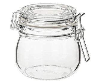 Borcan cu capac 0.5l