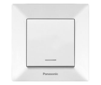 Intrerupator cu led Arkedia Panasonic, ST, alb