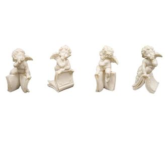 Figurina ingeras cu carte, 8x4x3.5 cm