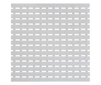 Gratar pentru cadita dus, 54x54cm, plastic gumat, strat anti-alunecare, alb
