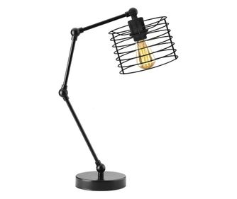 Állítható fekete asztali lámpa SASSARI