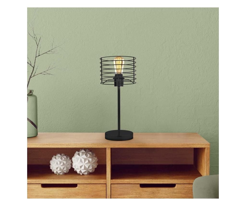 RENNES fekete loft éjjeli lámpa