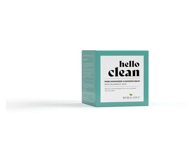 Balsam de curatare faciala 3 in 1 cu acid oleanolic, pentru ten gras sau mixt, Hello Clean, Bio Balance, 100 ml