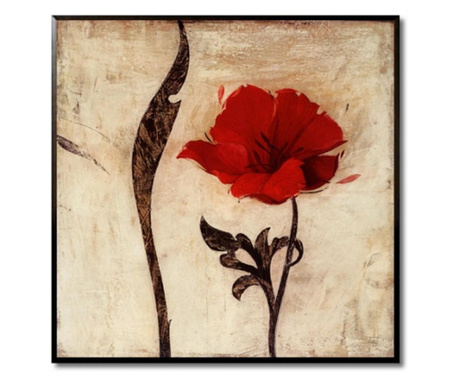 Tablou scarlet blossom, 31x31 cm
