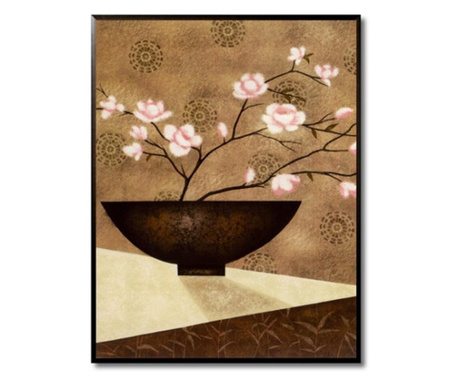Tablou cherry blossom in bowl, 31x40 cm