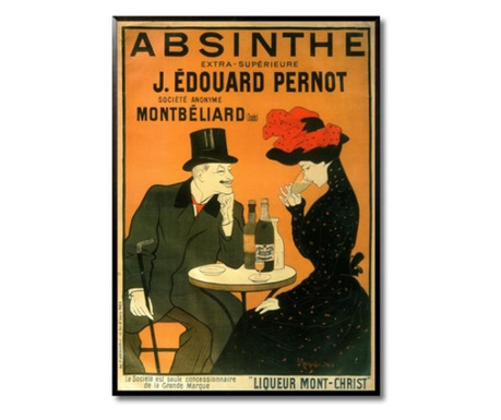 Tablou absinthe edouard pernot, 31x44 cm
