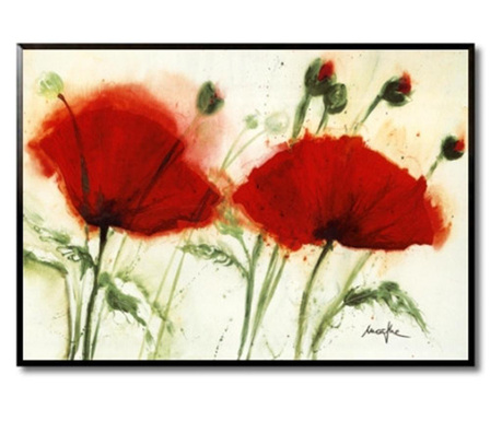 Tablou poppies in the wind iii, 31x44 cm