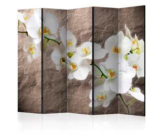 Paravan u 5 dijelova Artgeist - Impeccability of the Orchid II [Room Dividers] - 225 x 172 cm