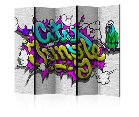 Параван Artgeist - City Jungle - graffiti II [Room Dividers] - 225 x 172 см