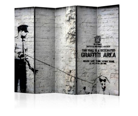 Параван Artgeist - Banksy - Graffiti Area II [Room Dividers] - 225 x 172 см