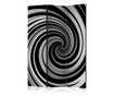 Параван Artgeist - Black and white swirl [Room Dividers] - 135 x 172 см