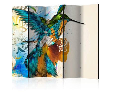 Španska stena Artgeist - Marvelous bird II [Room Dividers] - 225 x 172 cm