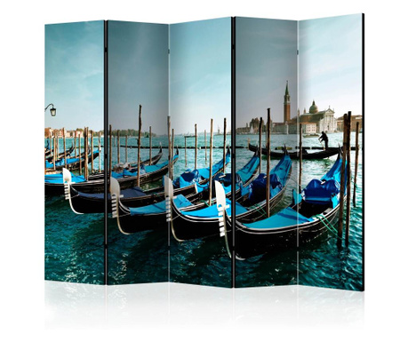 Параван Artgeist - Gondolas on the Grand Canal, Venice II [Room Dividers] - 225 x 172 см