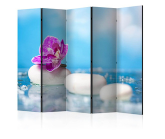 Параван Artgeist - Pink Orchid and white Zen Stones II [Room Dividers] - 225 x 172 см