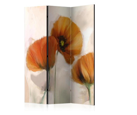Параван Artgeist - poppies - vintage [Room Dividers] - 135 x 172 см