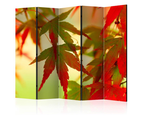 Параван Artgeist - Colourful leaves II [Room Dividers] - 225 x 172 см
