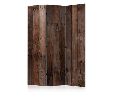 Paravan u 3 dijela Artgeist - Wooden Hut [Room Dividers] - 135 x 172 cm