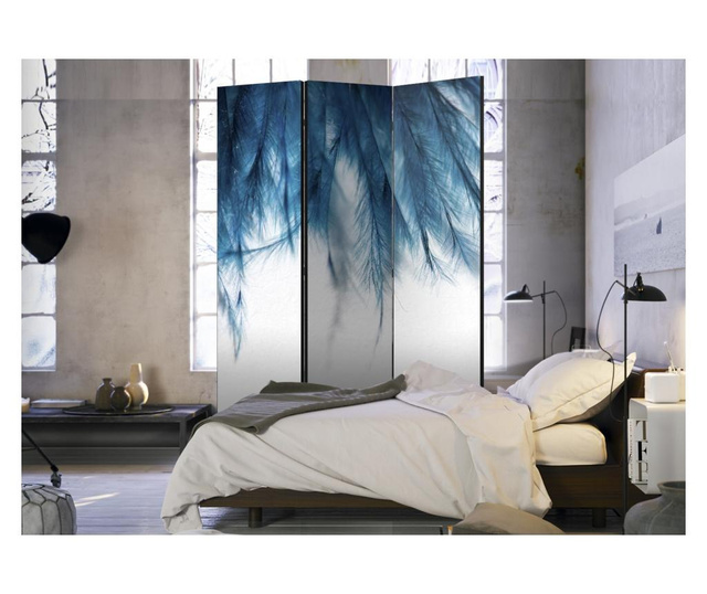 Параван Artgeist - Sapphire Feathers [Room Dividers] - 135 x 172 см