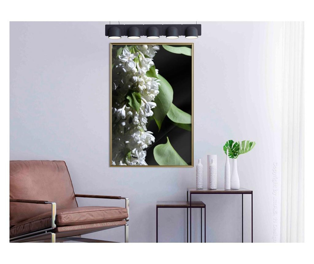 Tablou poster artgeist, fragrant spring, rama aurie  40x60 cm