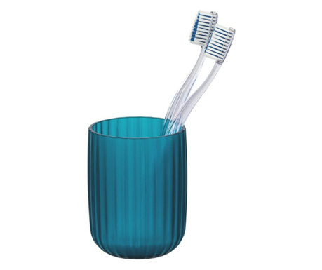 Wenko чаша за четки за зъби Agropoli, петролено синьо