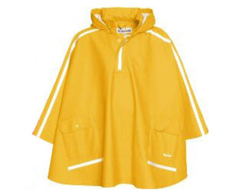 Pelernă de ploaie pentru copii, Playshoes, Poncho Yellow, 140 cm.