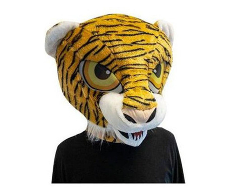 Masca amuzanta Cap de tigru din plus, Gonga® Leopard