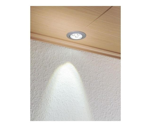 Set 3 spoturi incastrate Paulmann 92541, LED, 3 W Argintiu