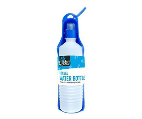 Sticla de apa portabila pentru animale de companie Albastru
