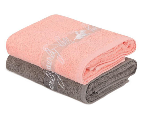 Zestaw 2 ręczników kąpielowych